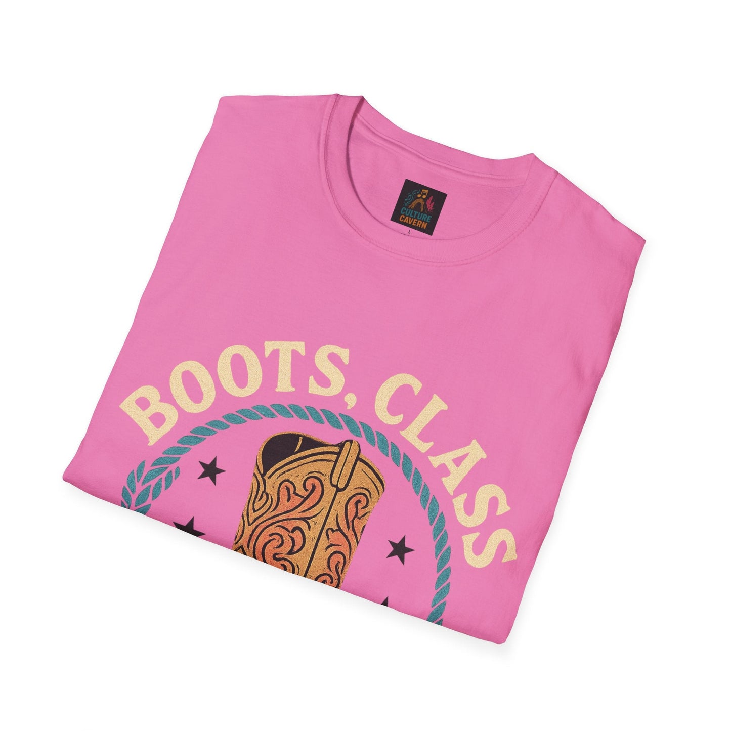 Boots, Class and a Little Sass Womens tee - Cowgirltops.com