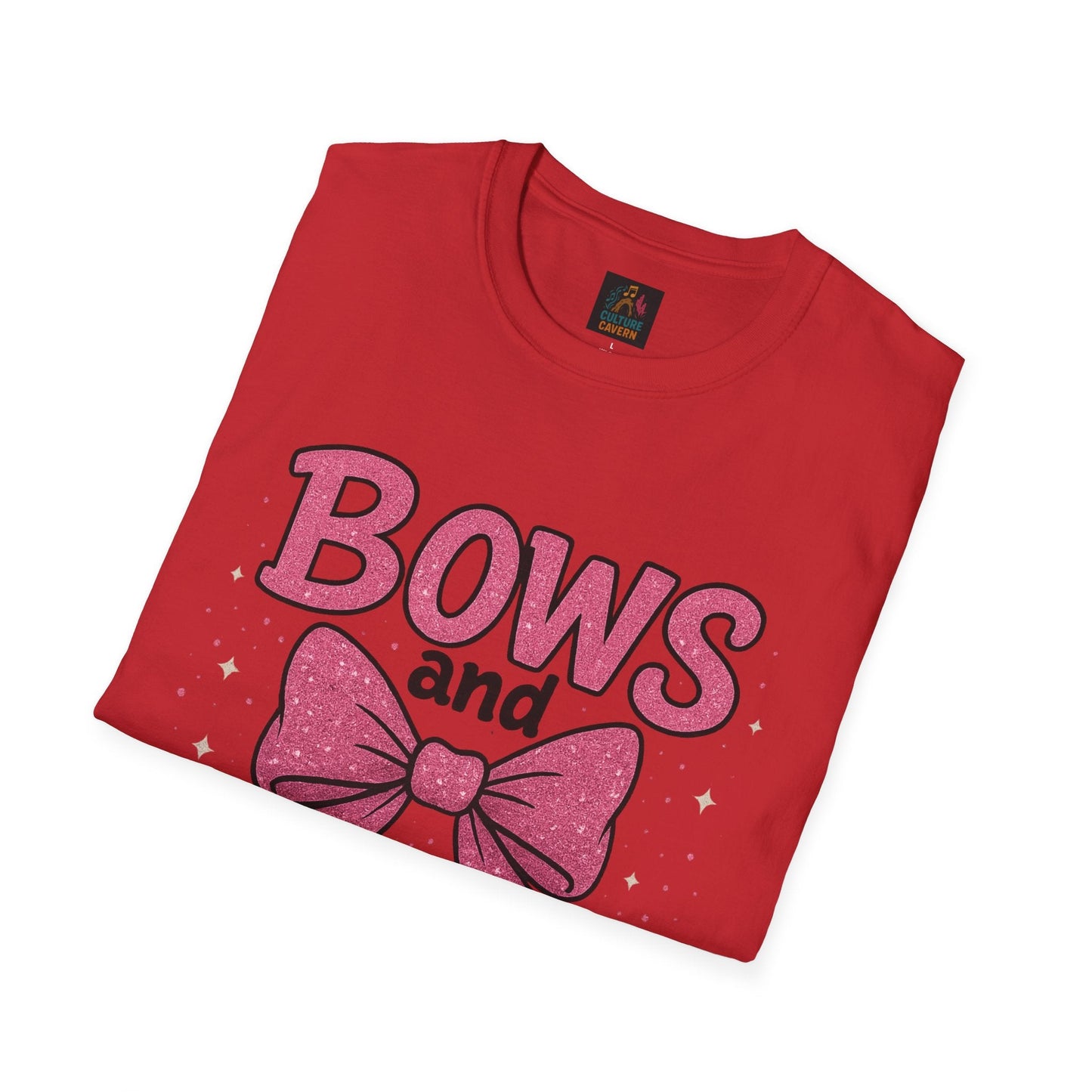 Bows and Glitter, Nothing Fitter T-Shirt - Cowgirltops.com