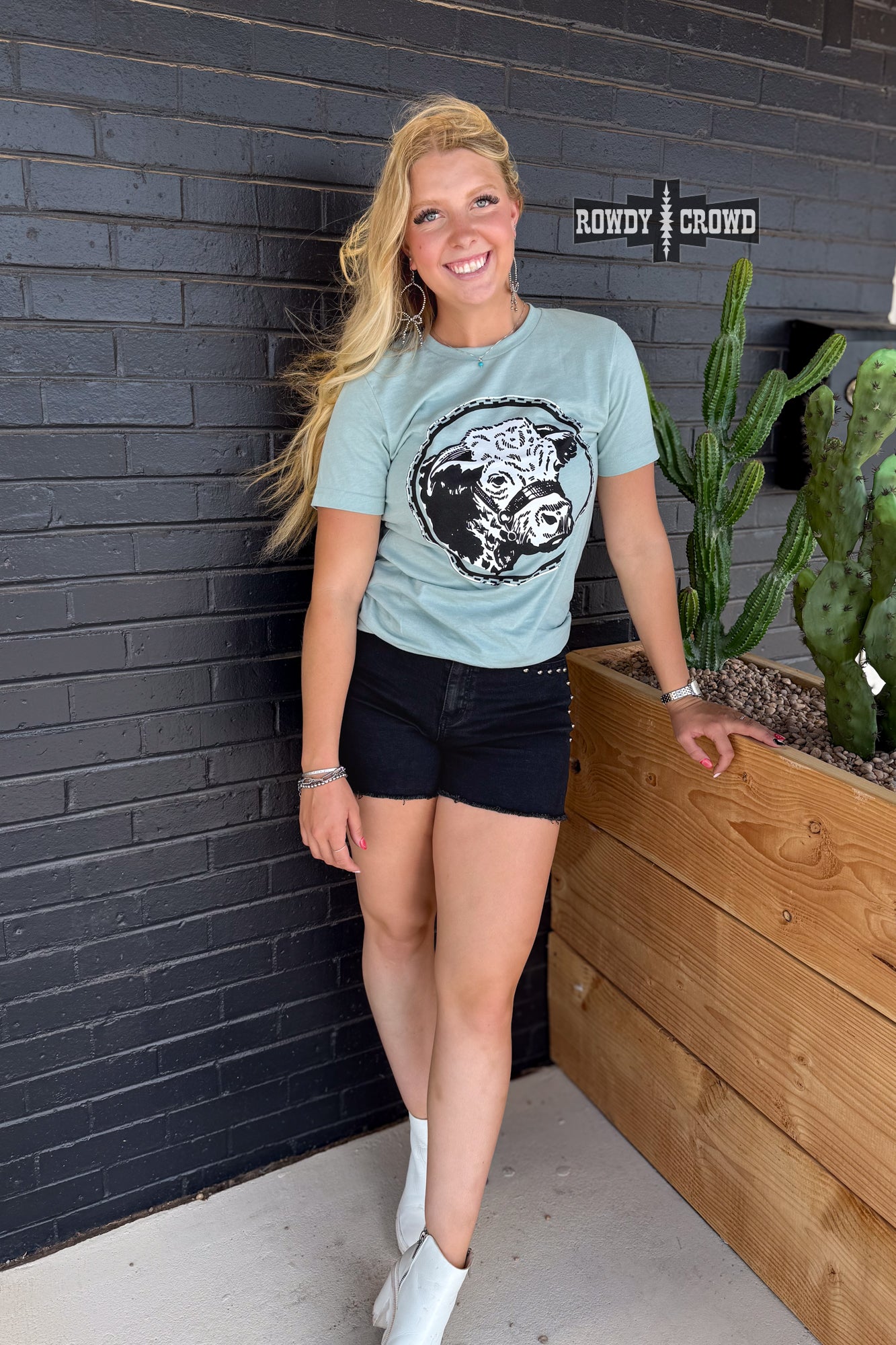 Happy Hereford Tee - Cowgirltops.com