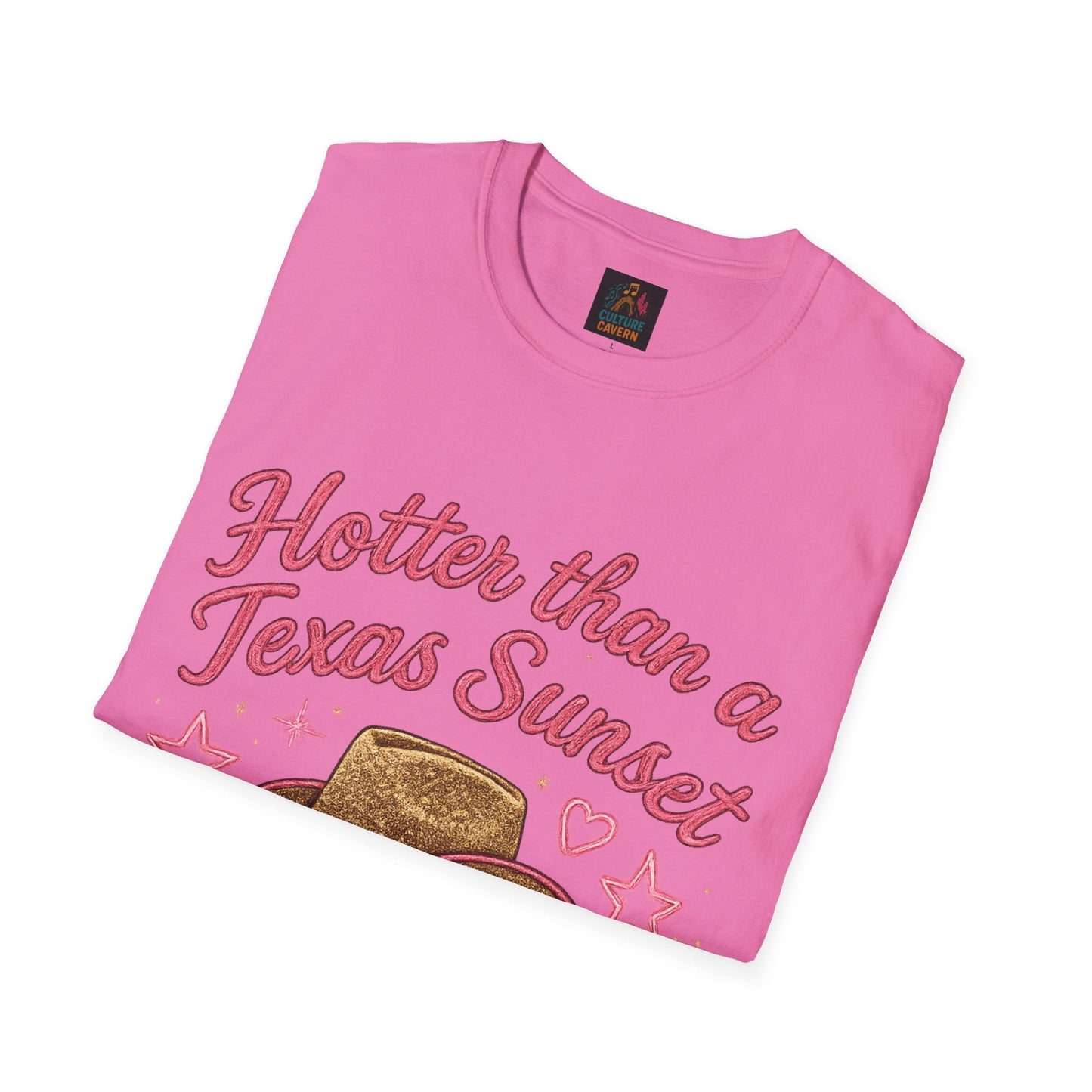 Hotter than a Texas Sunset Womens Tee - Cowgirltops.com