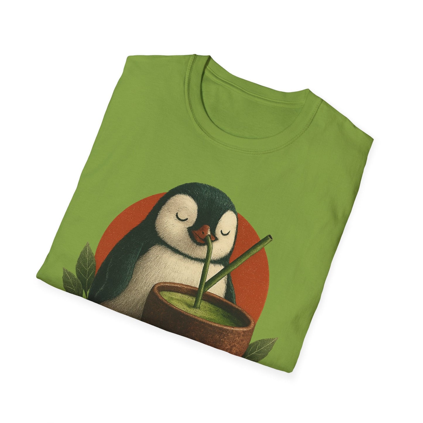 Matcha Penguin Unisex T-Shirt - Cowgirltops.com