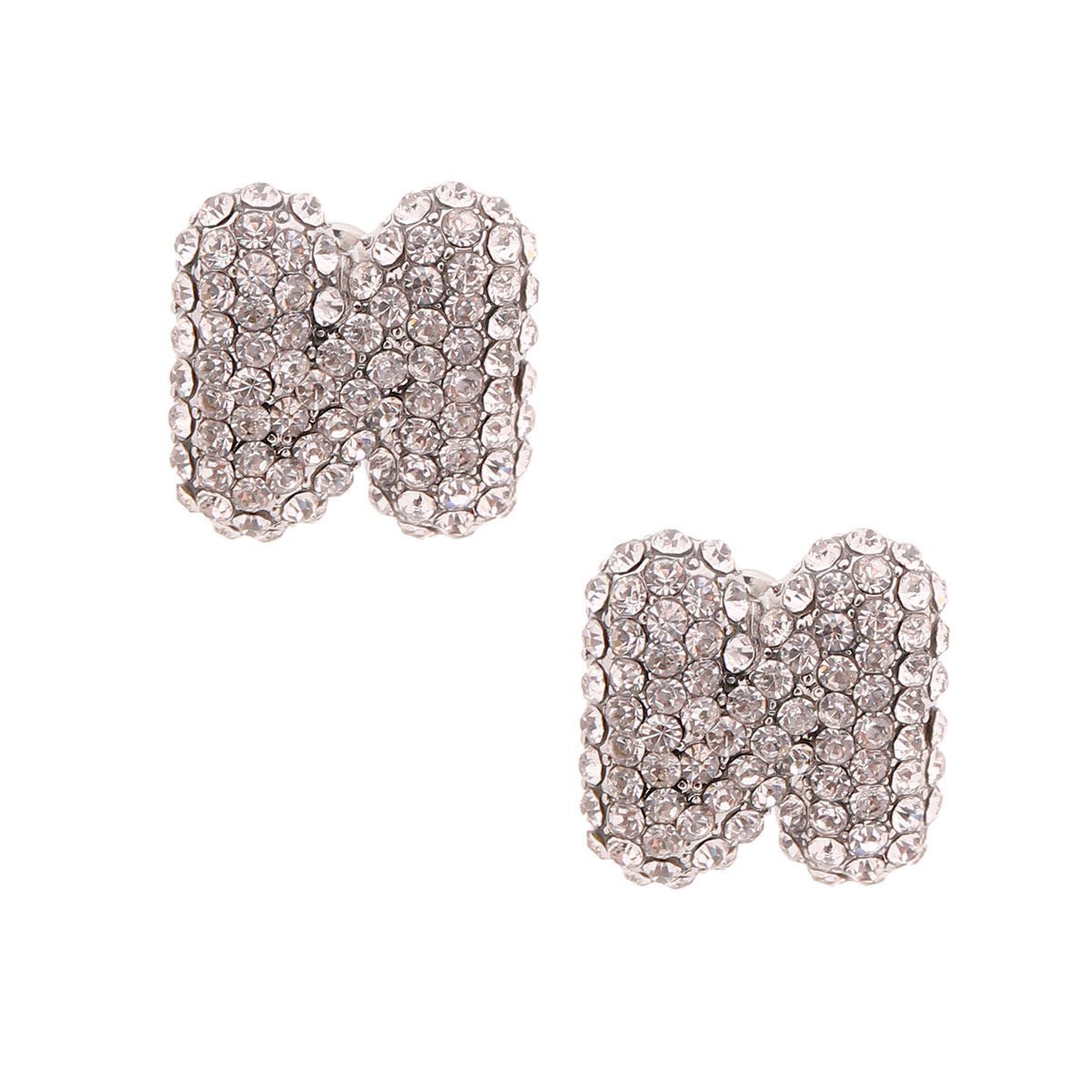 N Rhinestone Silver Studs - Cowgirltops.com