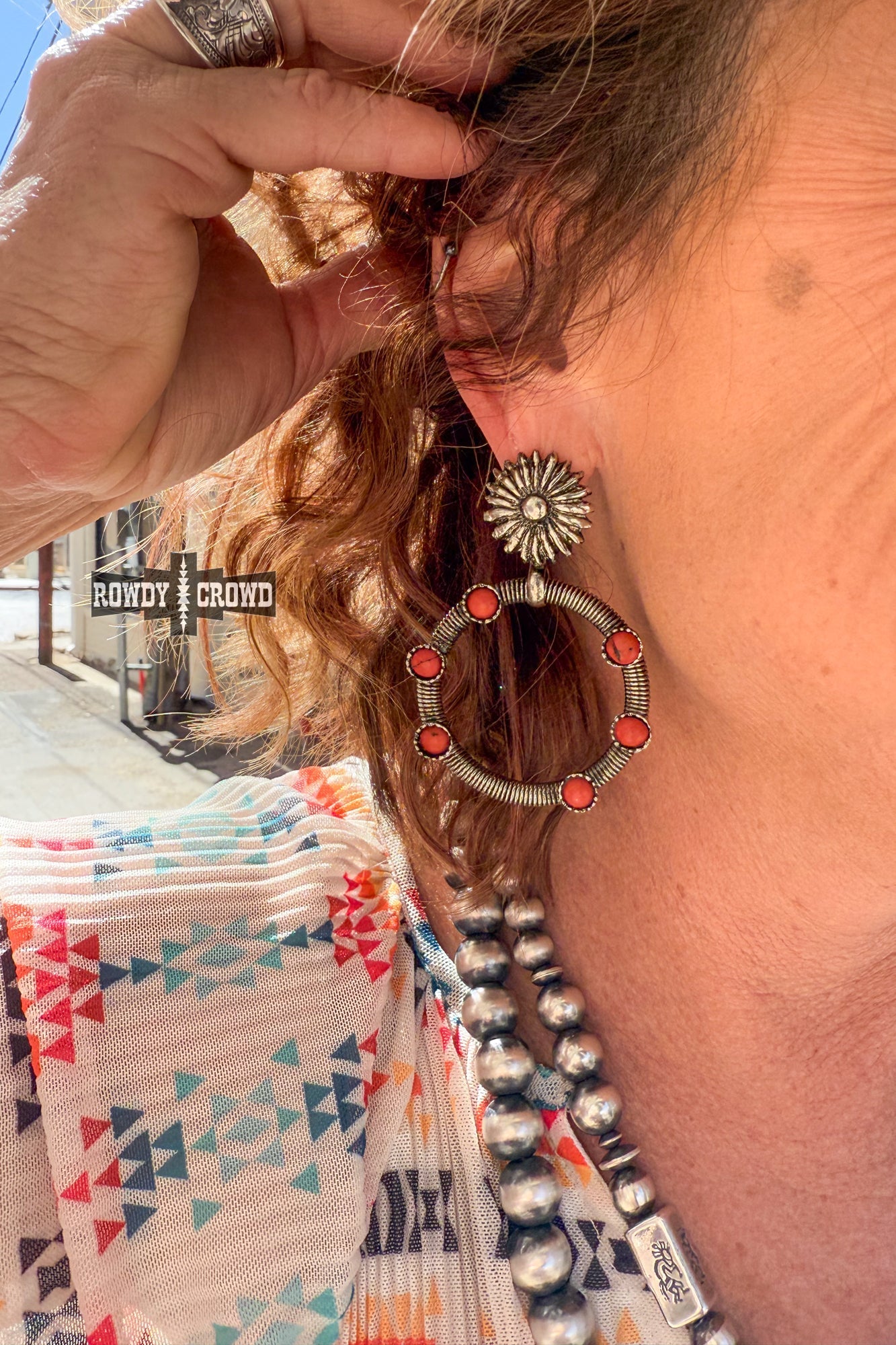 Red Hondo Earrings - Cowgirltops.com