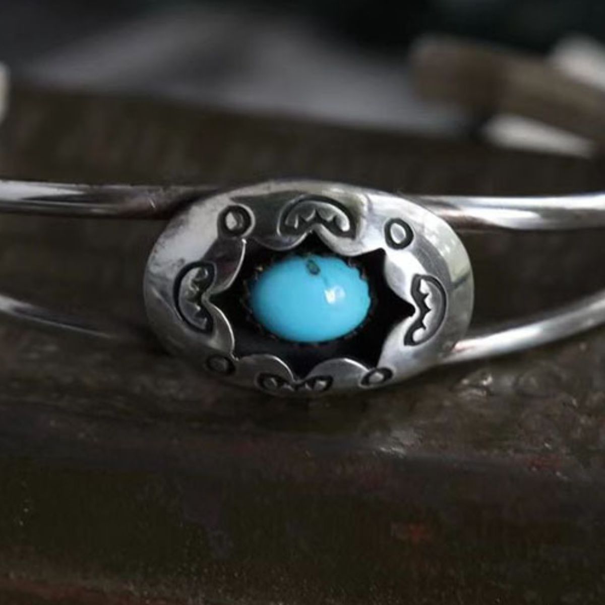 Turquoise Open Bracelet - Cowgirltops.com
