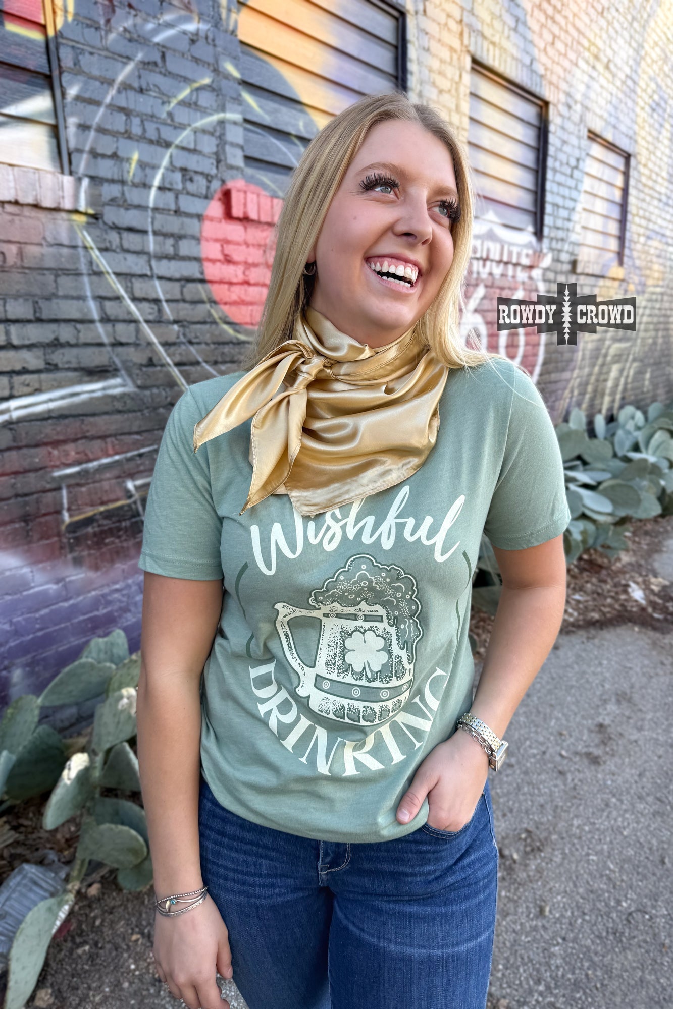 Wishful Drinking Tee - Cowgirltops.com
