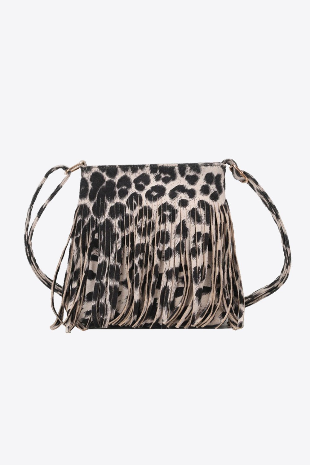 Adored PU Leather Crossbody Bag with Fringe - Cowgirltops.com