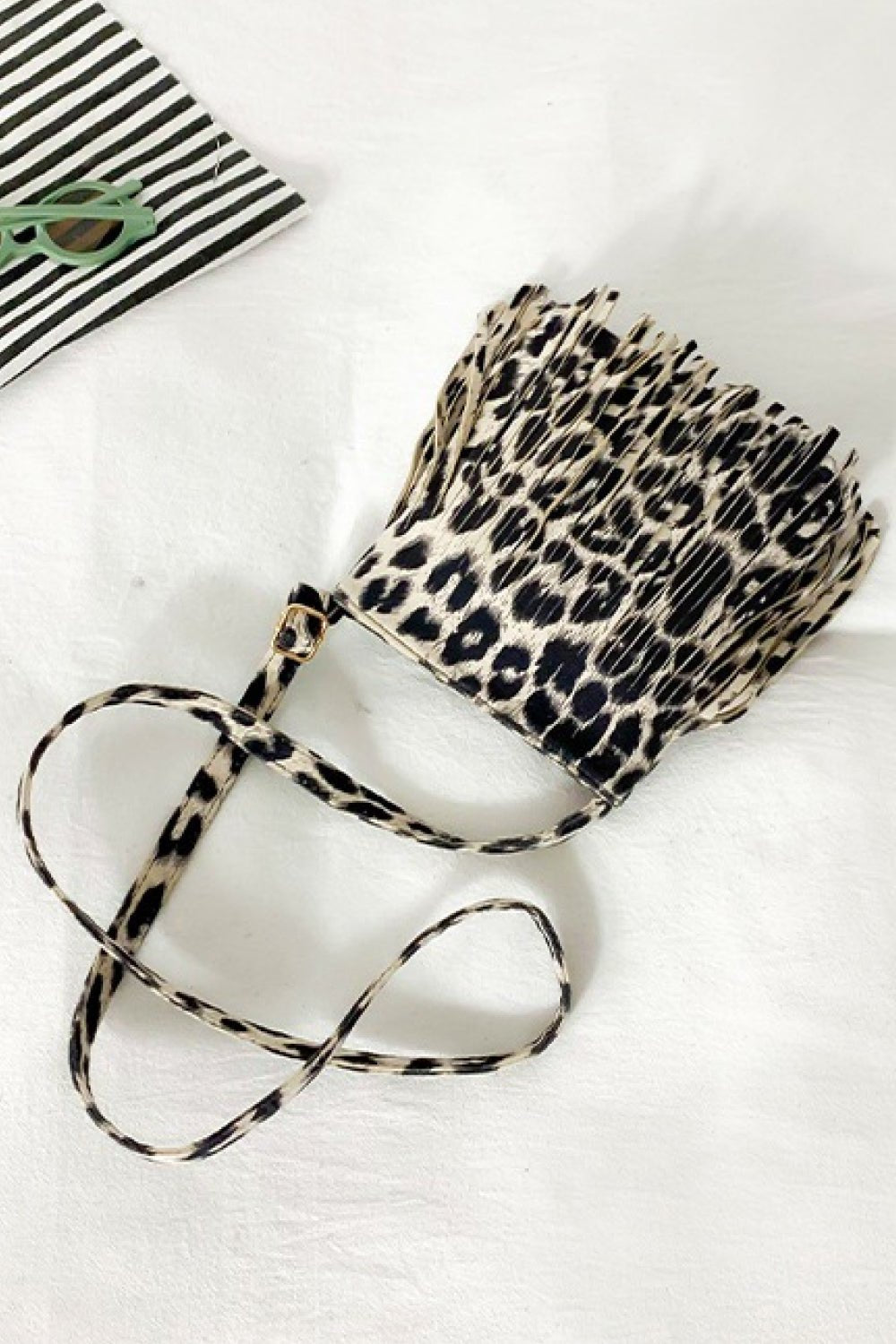 Adored PU Leather Crossbody Bag with Fringe - Cowgirltops.com