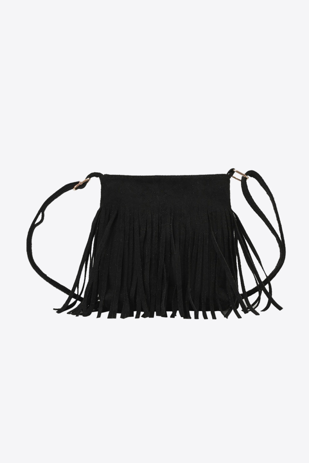 Adored PU Leather Crossbody Bag with Fringe - Cowgirltops.com