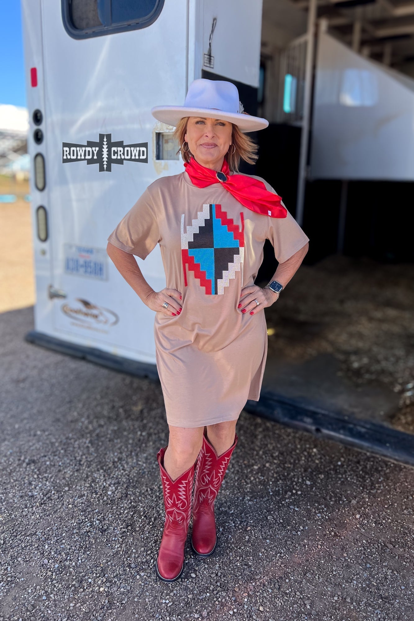 Alamosa Aztec Dress - Cowgirltops.com