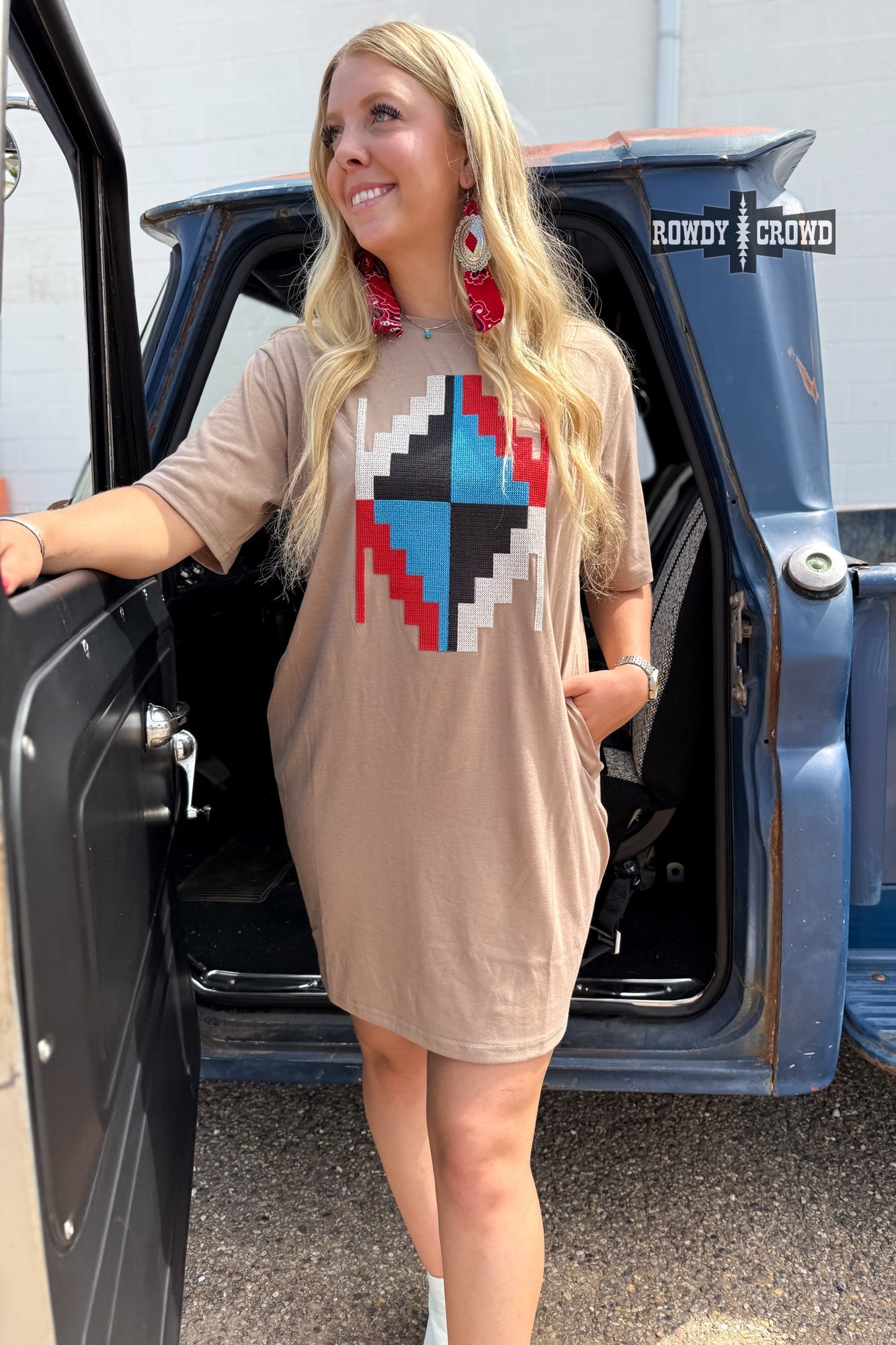 Alamosa Aztec Dress - Cowgirltops.com