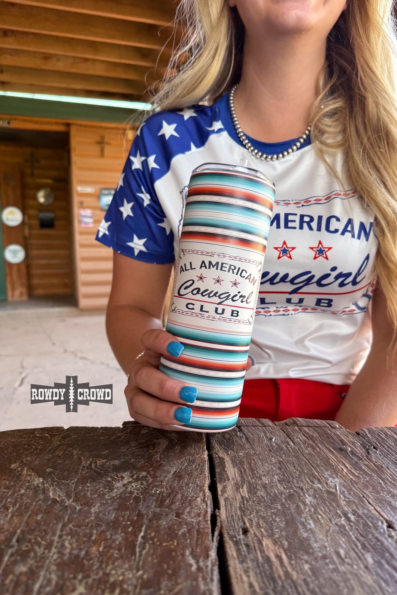 Americana Cowgirl Tumbler - Cowgirltops.com