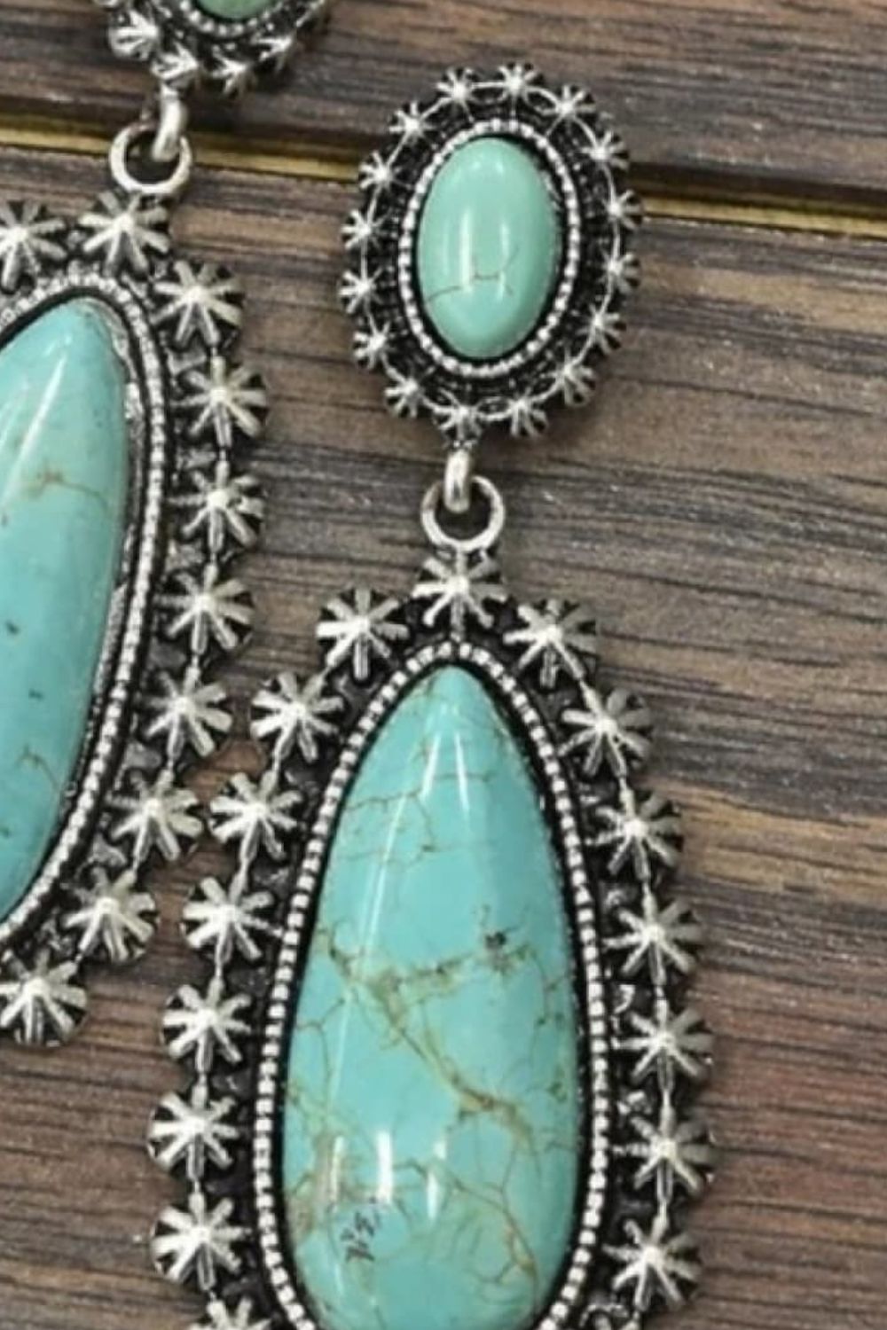 Artificial Turquoise Earrings - Cowgirltops.com