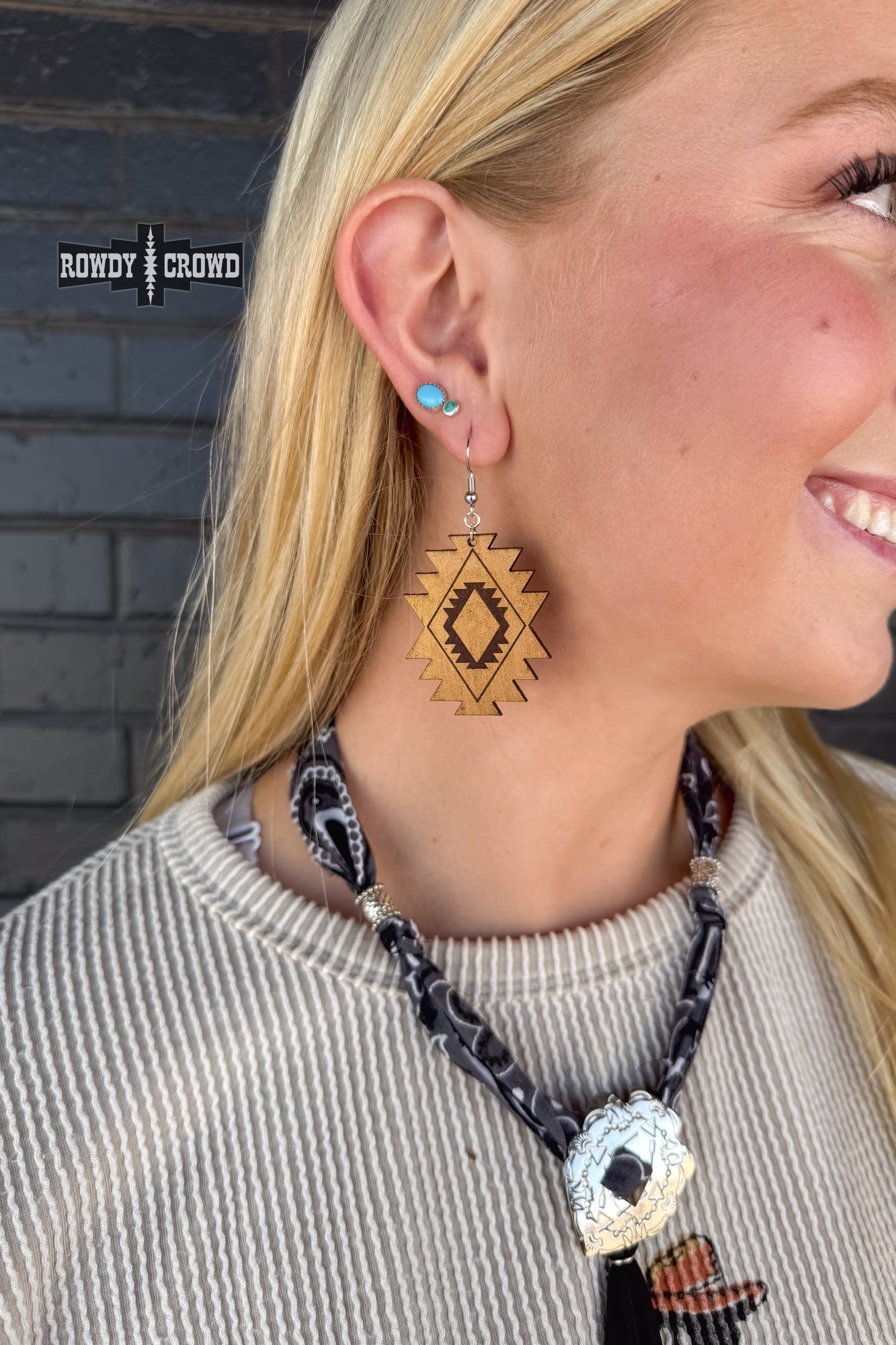 Aztec Cowgirl Earrings - Cowgirltops.com