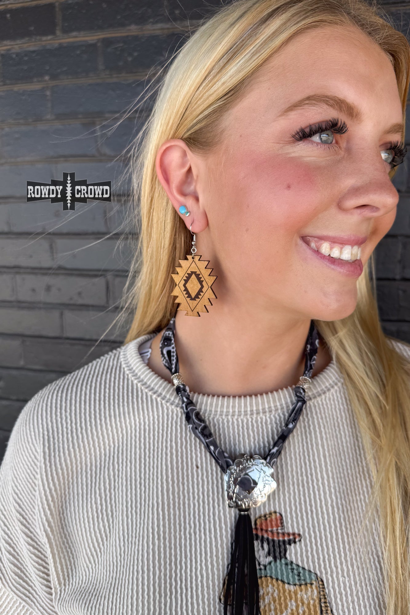 Aztec Cowgirl Earrings - Cowgirltops.com