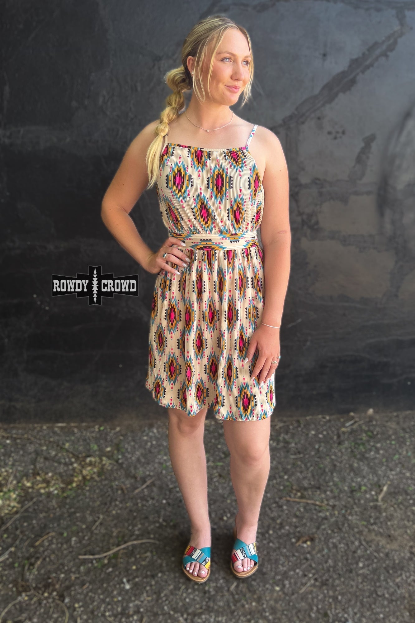 Aztec River Dress - Cowgirltops.com