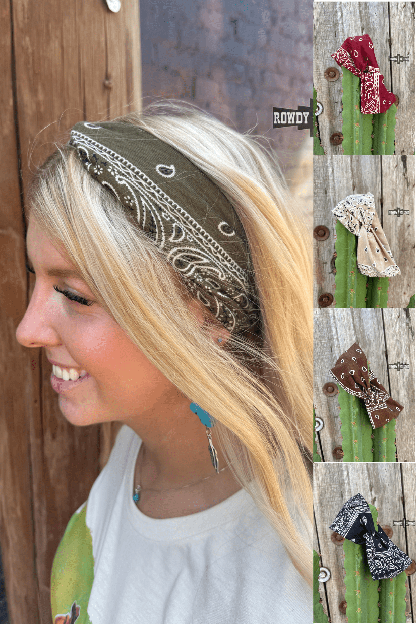 Bandit Bandana Headbands - Cowgirltops.com