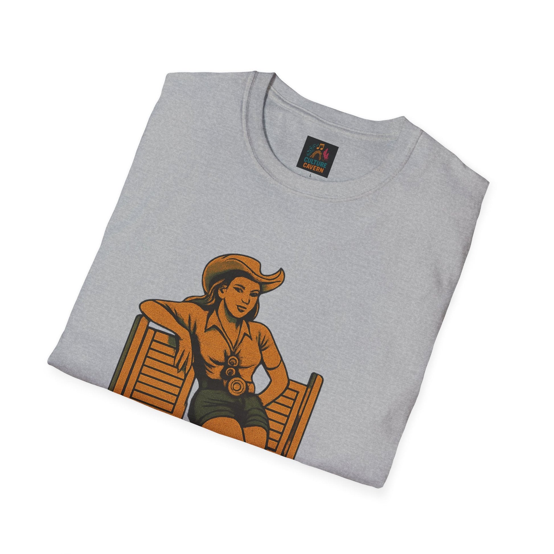 Belts, Boots, and Bad Ideas Unisex Softstyle T-Shirt | Fun Graphic Tee for Western Lovers, Casual Wear, Gifts, Party Outfit, Retro Style - Cowgirltops.com