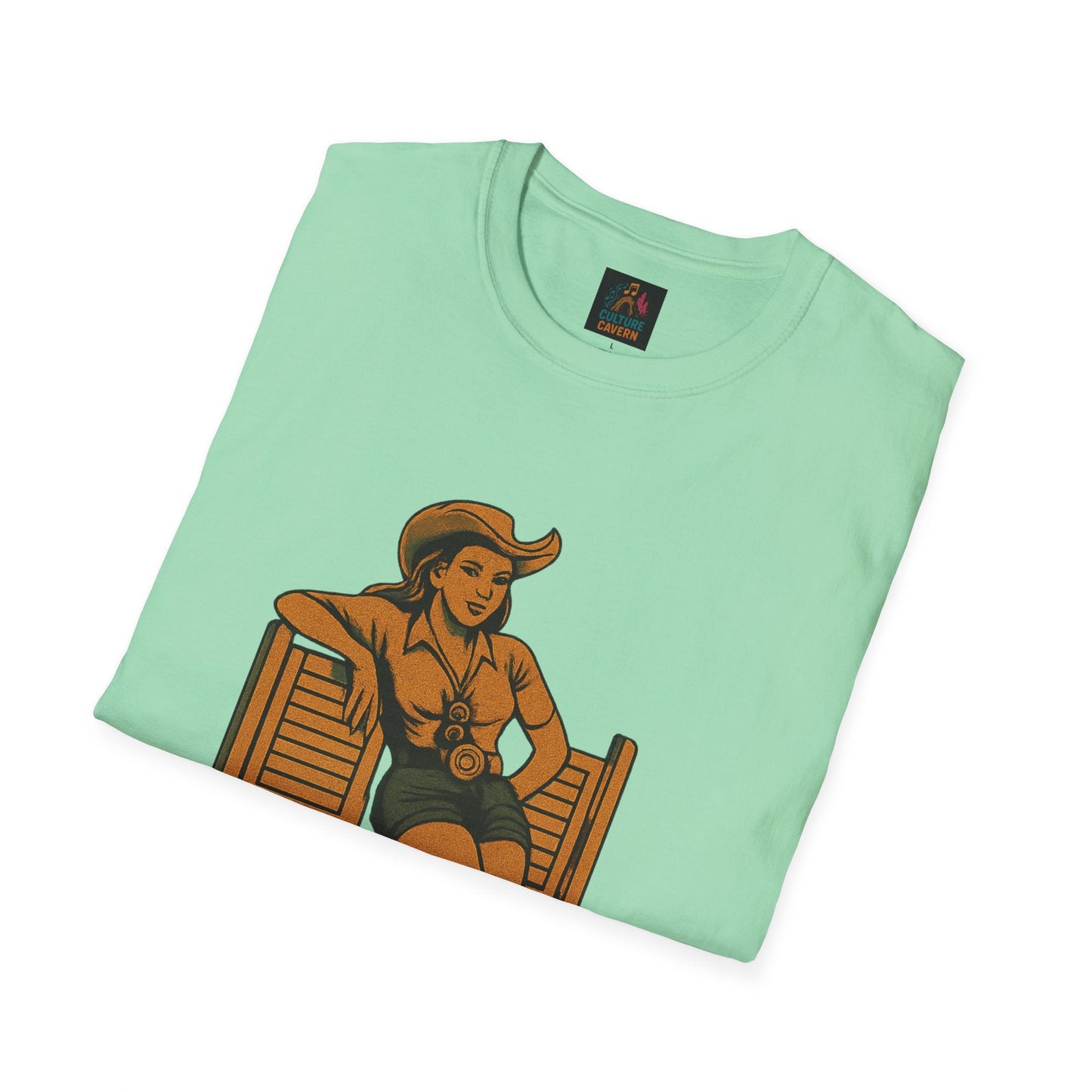 Belts, Boots, and Bad Ideas Unisex Softstyle T-Shirt | Fun Graphic Tee for Western Lovers, Casual Wear, Gifts, Party Outfit, Retro Style - Cowgirltops.com