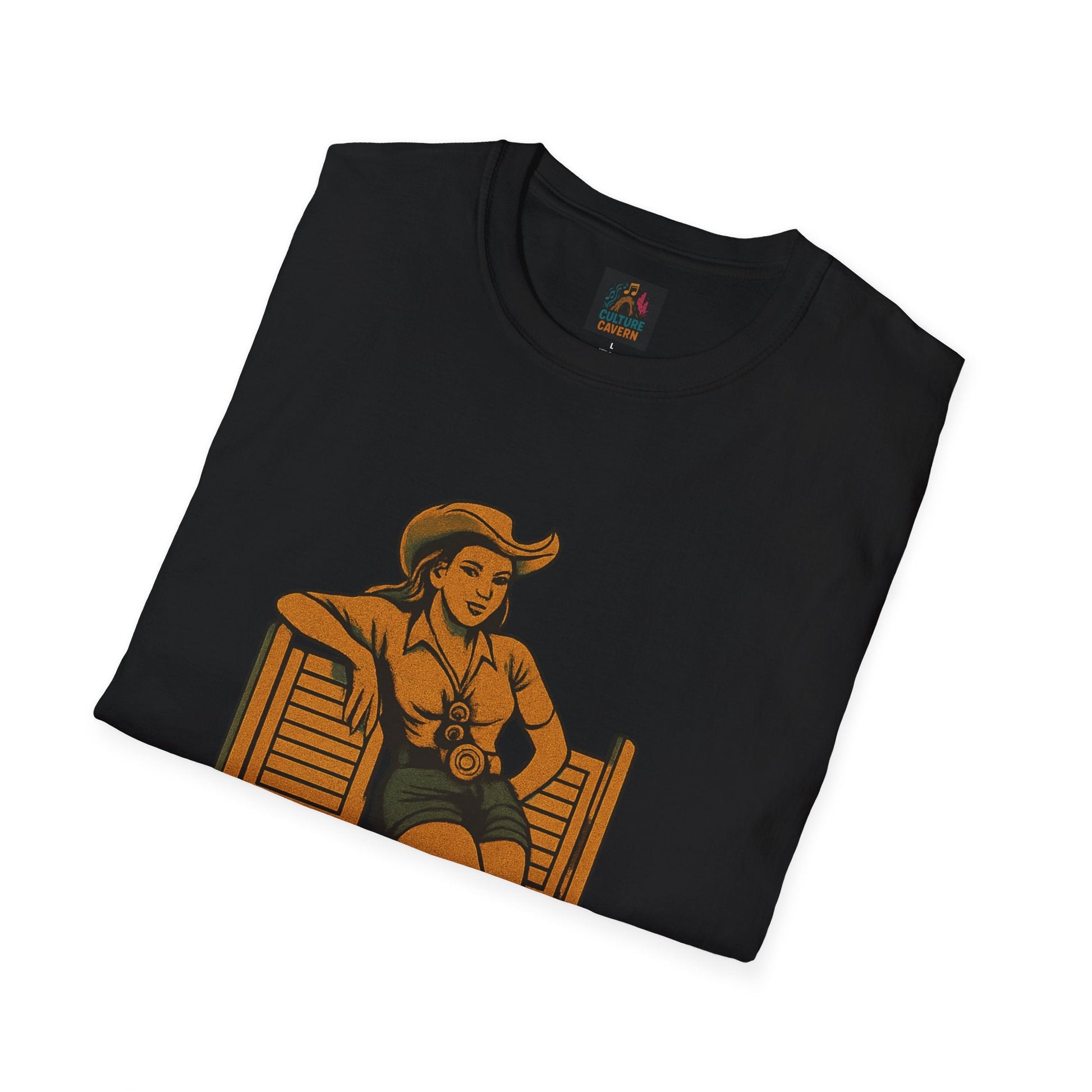 Belts, Boots, and Bad Ideas Unisex Softstyle T-Shirt | Fun Graphic Tee for Western Lovers, Casual Wear, Gifts, Party Outfit, Retro Style - Cowgirltops.com