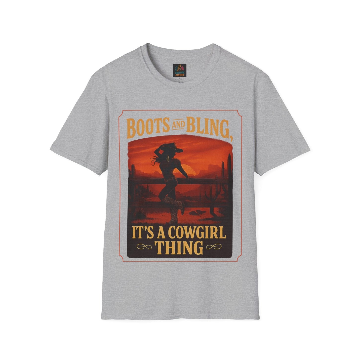 Boots and Bling, Its a Cowgirl Thing T-shirt - Cowgirltops.com