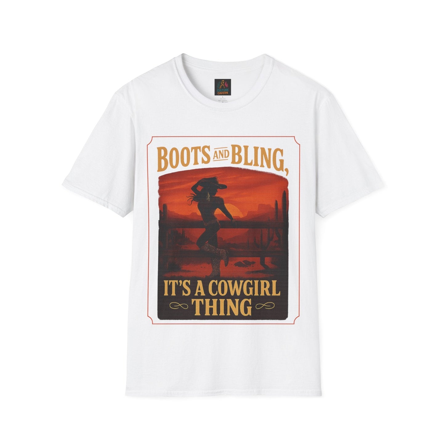 Boots and Bling, Its a Cowgirl Thing T-shirt - Cowgirltops.com