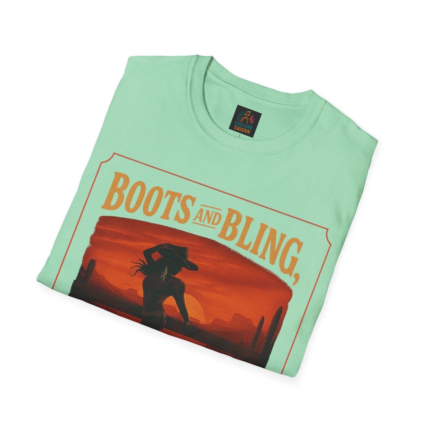 Boots and Bling, Its a Cowgirl Thing T-shirt - Cowgirltops.com