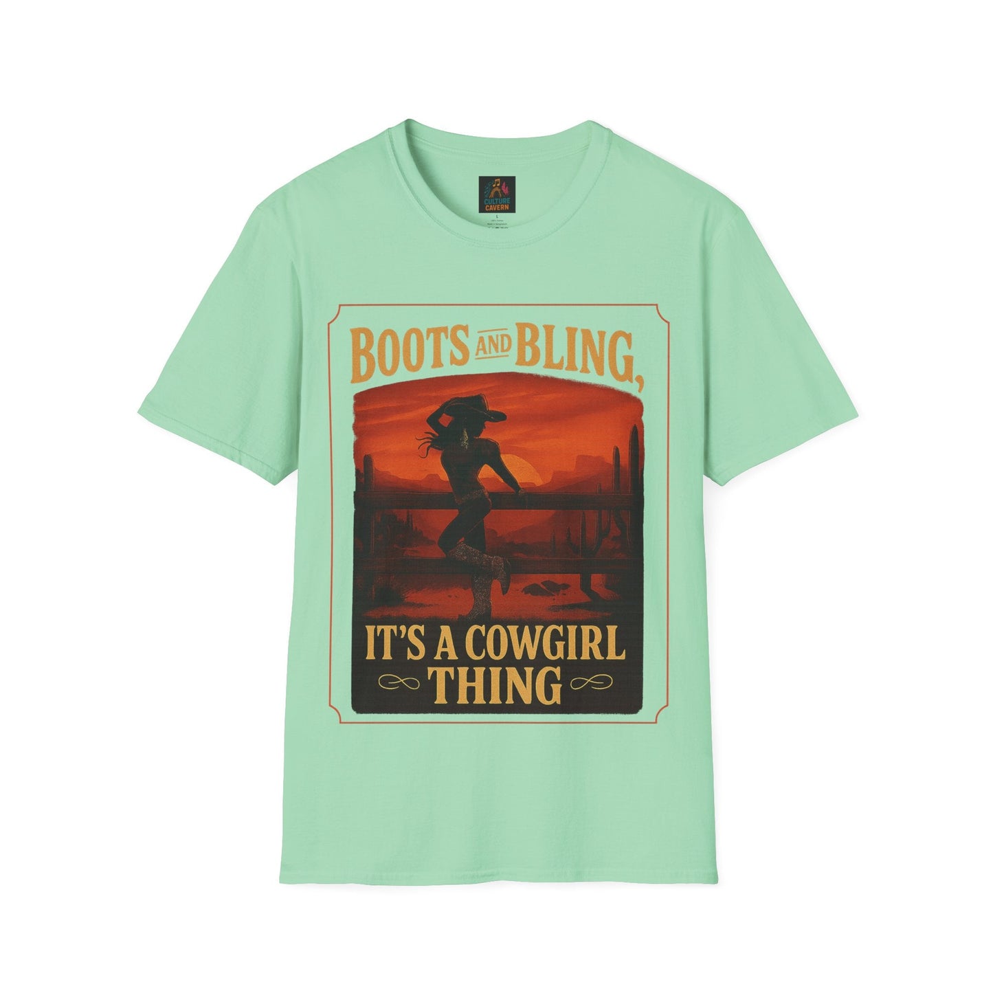 Boots and Bling, Its a Cowgirl Thing T-shirt - Cowgirltops.com