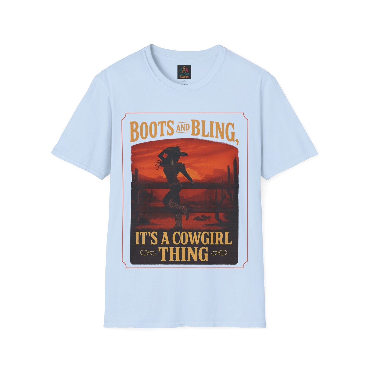 Boots and Bling, Its a Cowgirl Thing T-shirt - Cowgirltops.com