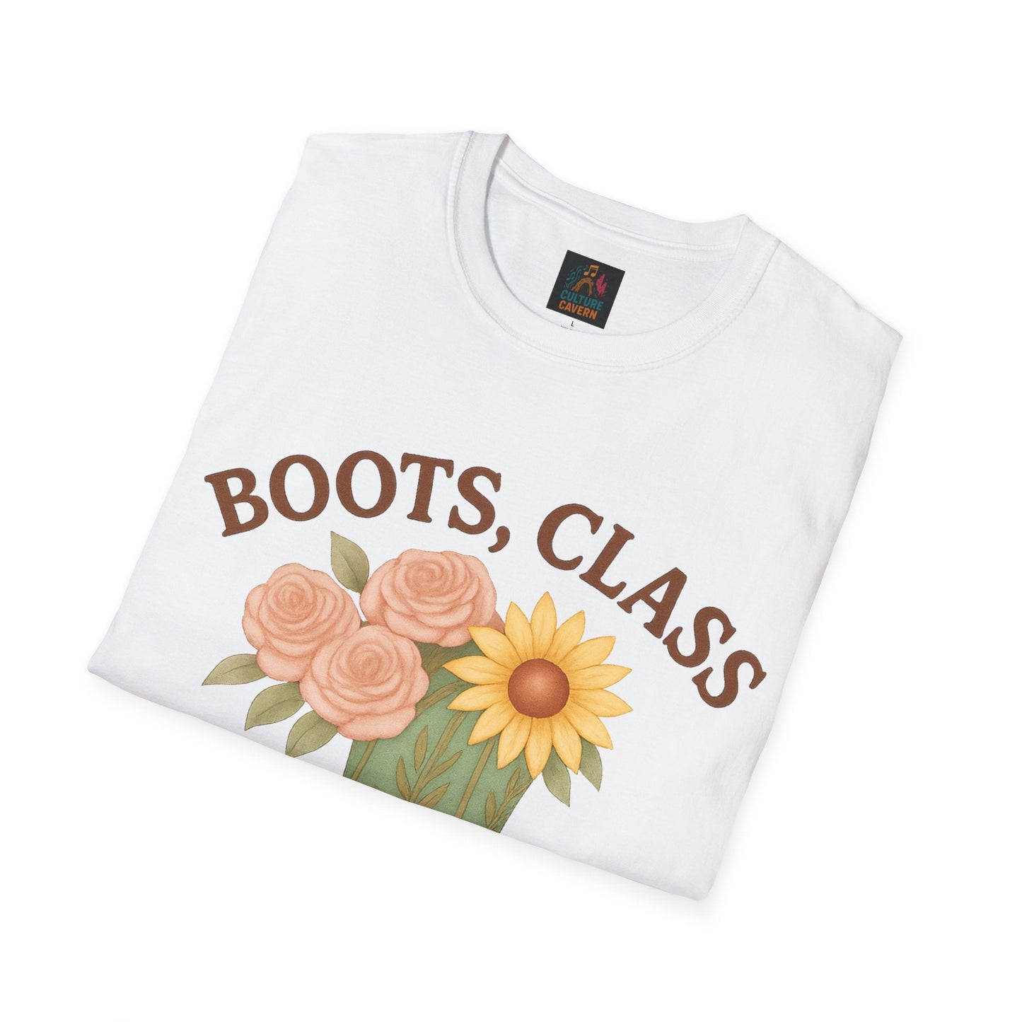 Boots, Class, and a Little Sass Women’s T-shirt - Cowgirltops.com