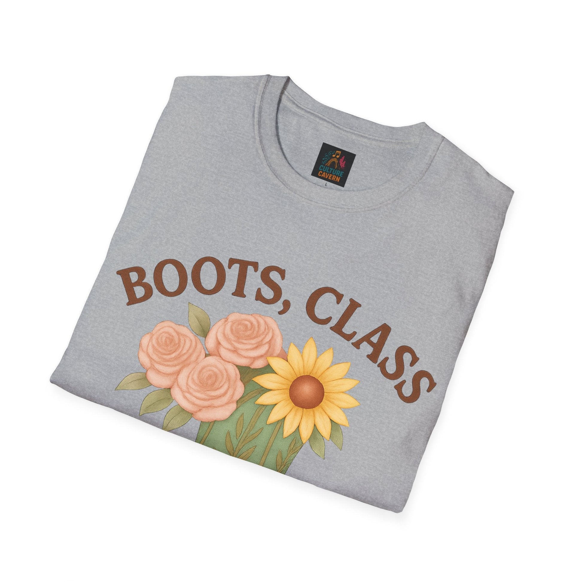 Boots, Class, and a Little Sass Women’s T-shirt - Cowgirltops.com