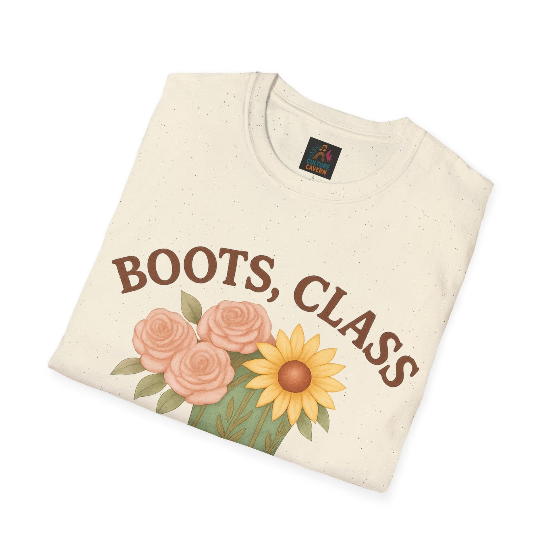 Boots, Class, and a Little Sass Women’s T-shirt - Cowgirltops.com