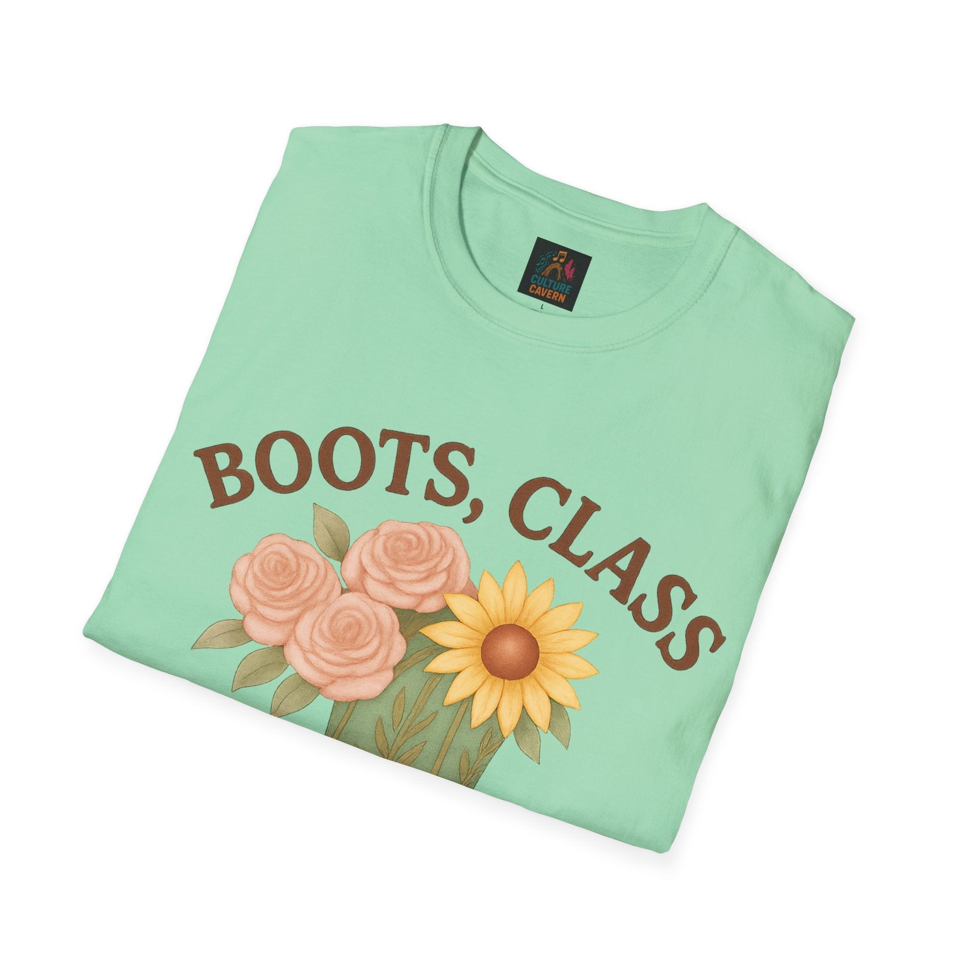 Boots, Class, and a Little Sass Women’s T-shirt - Cowgirltops.com