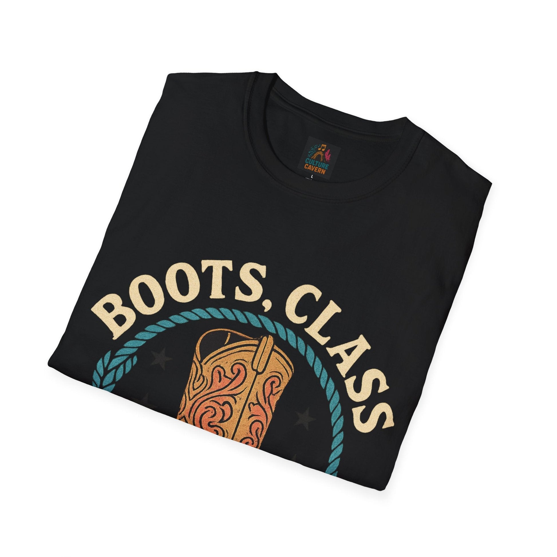 Boots, Class and a Little Sass Womens tee - Cowgirltops.com