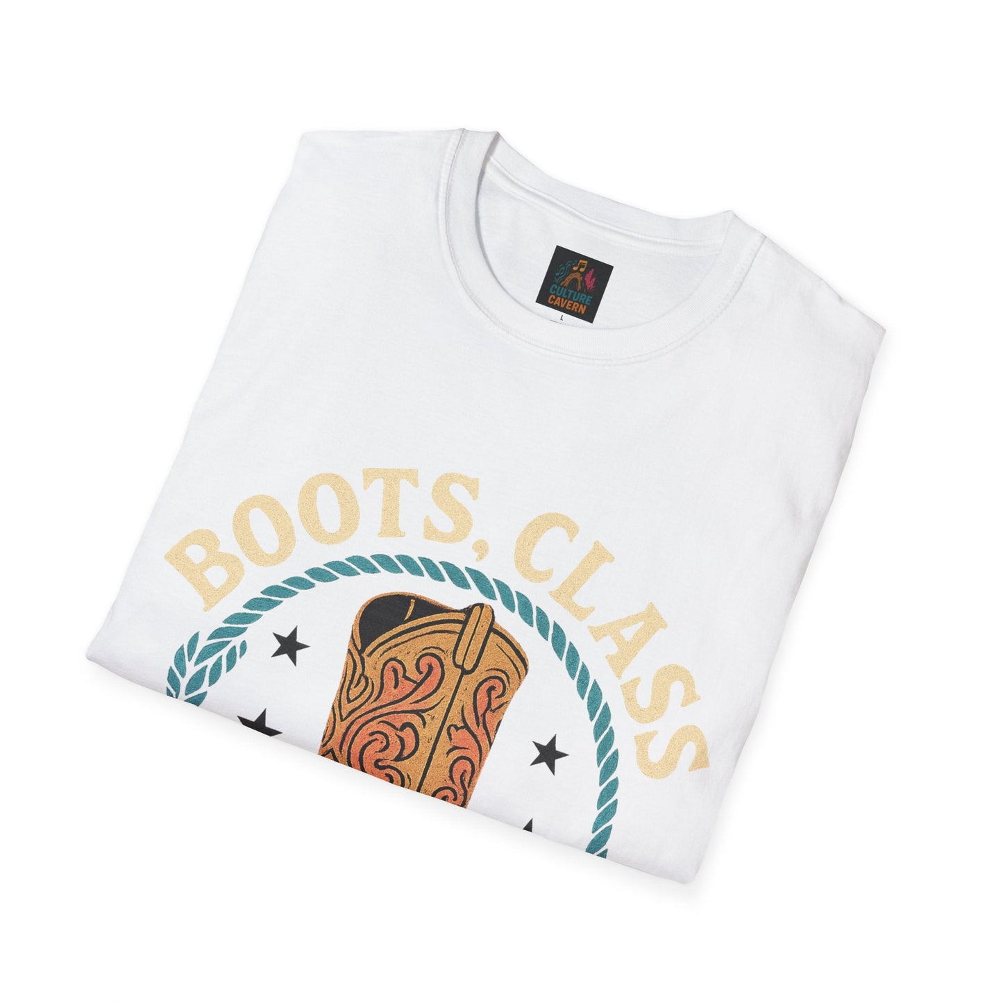 Boots, Class and a Little Sass Womens tee - Cowgirltops.com