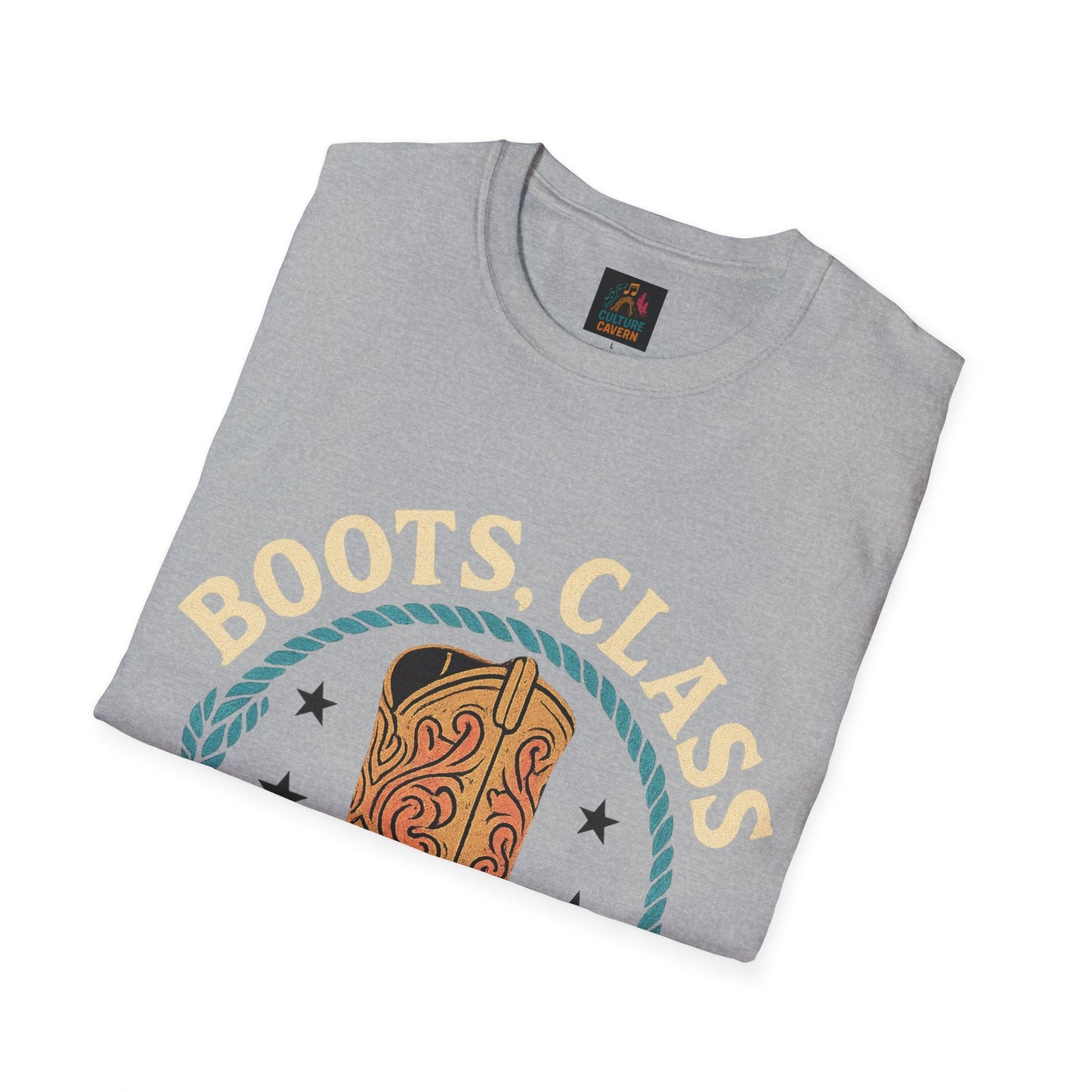Boots, Class and a Little Sass Womens tee - Cowgirltops.com