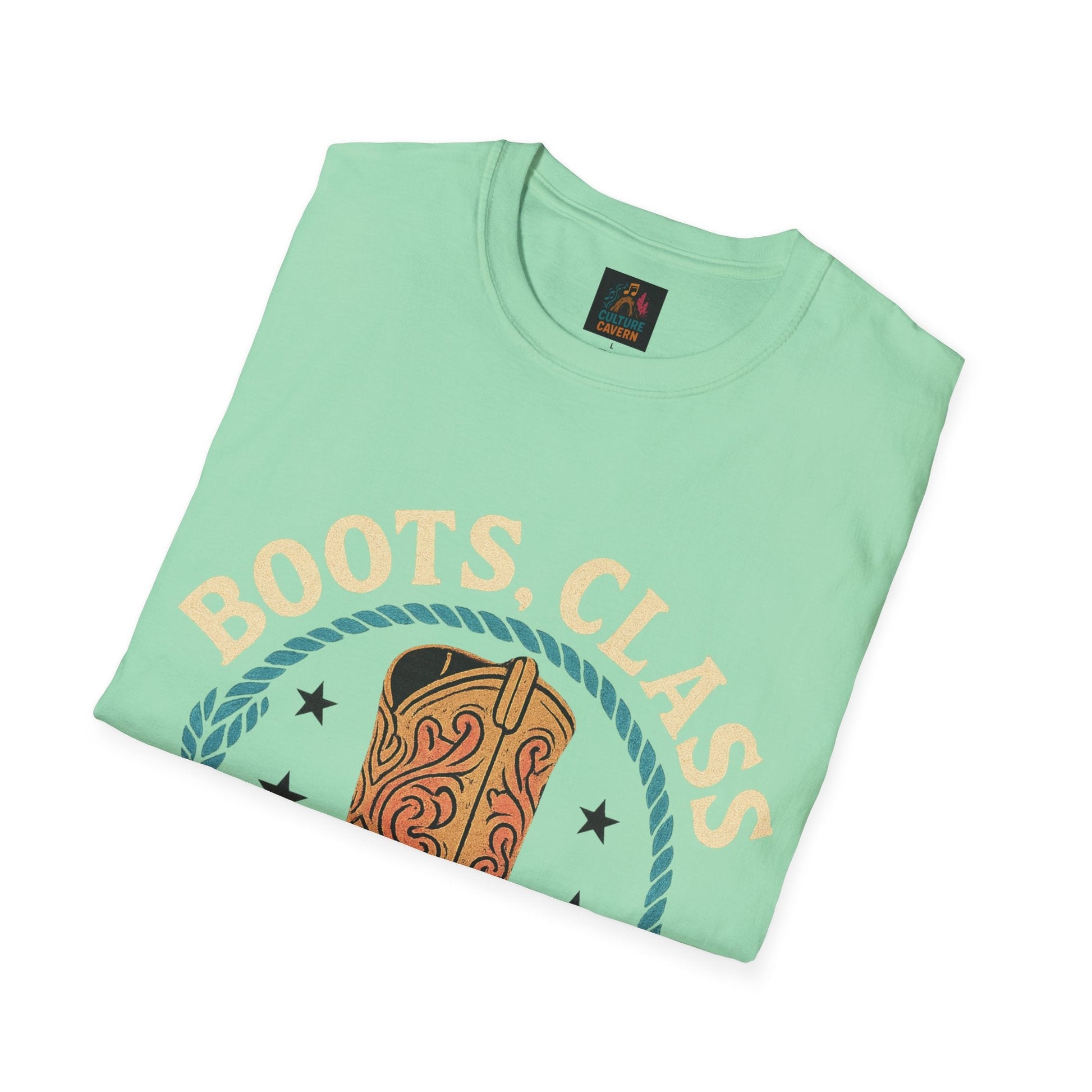 Boots, Class and a Little Sass Womens tee - Cowgirltops.com