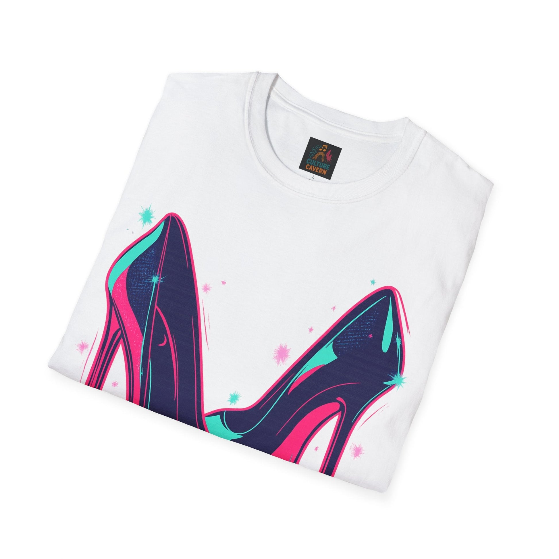 Born to Stand Tall - High Heels T-shirt - Cowgirltops.com