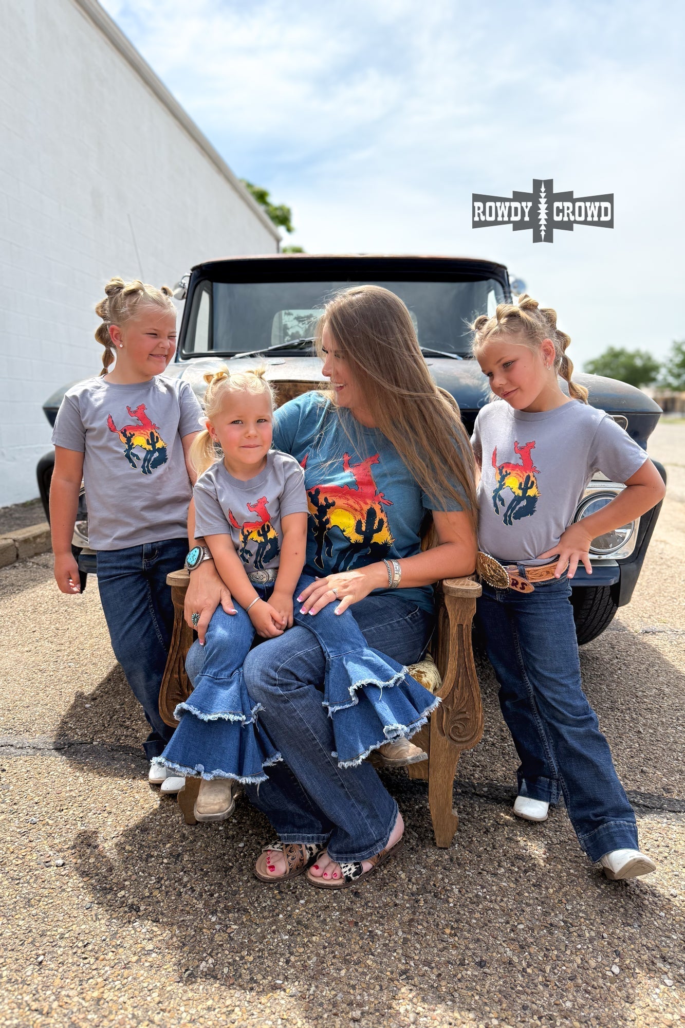Bowie Bronc Tee - Cowgirltops.com