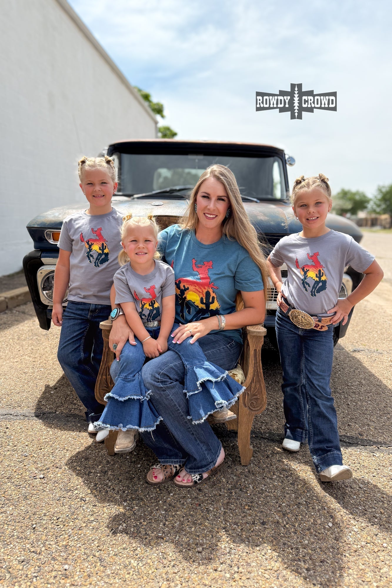 Bowie Bronc Tee - Cowgirltops.com