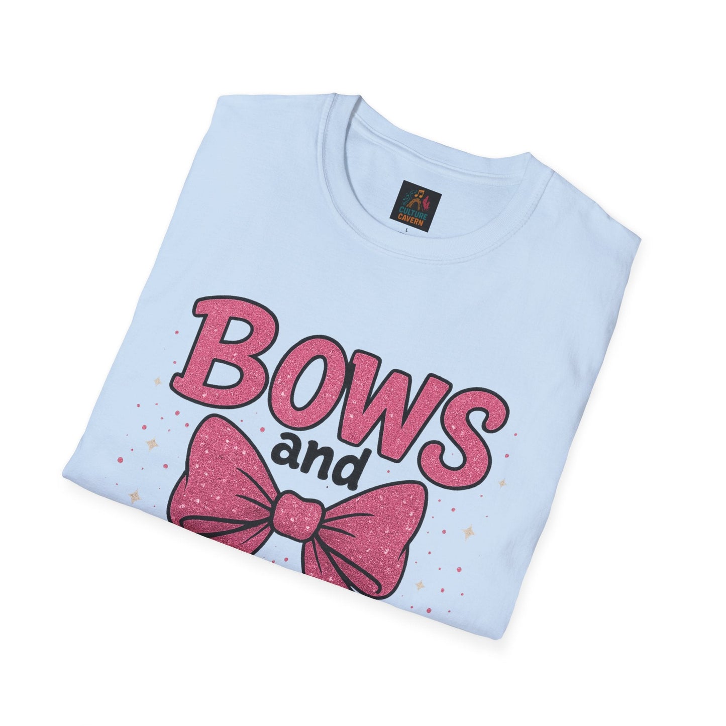 Bows and Glitter, Nothing Fitter T-Shirt - Cowgirltops.com