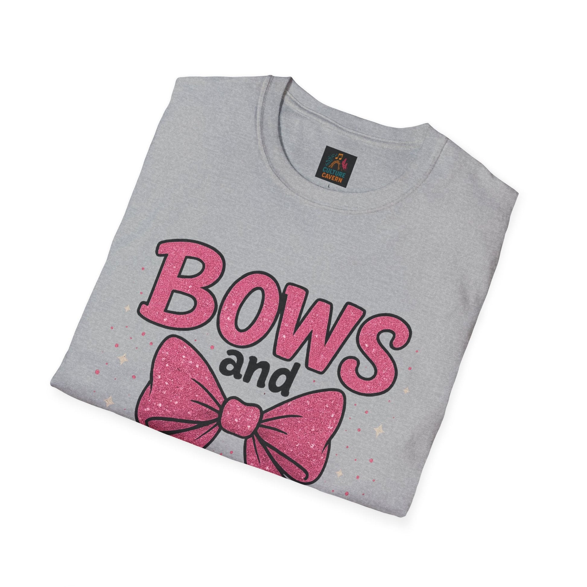 Bows and Glitter, Nothing Fitter T-Shirt - Cowgirltops.com
