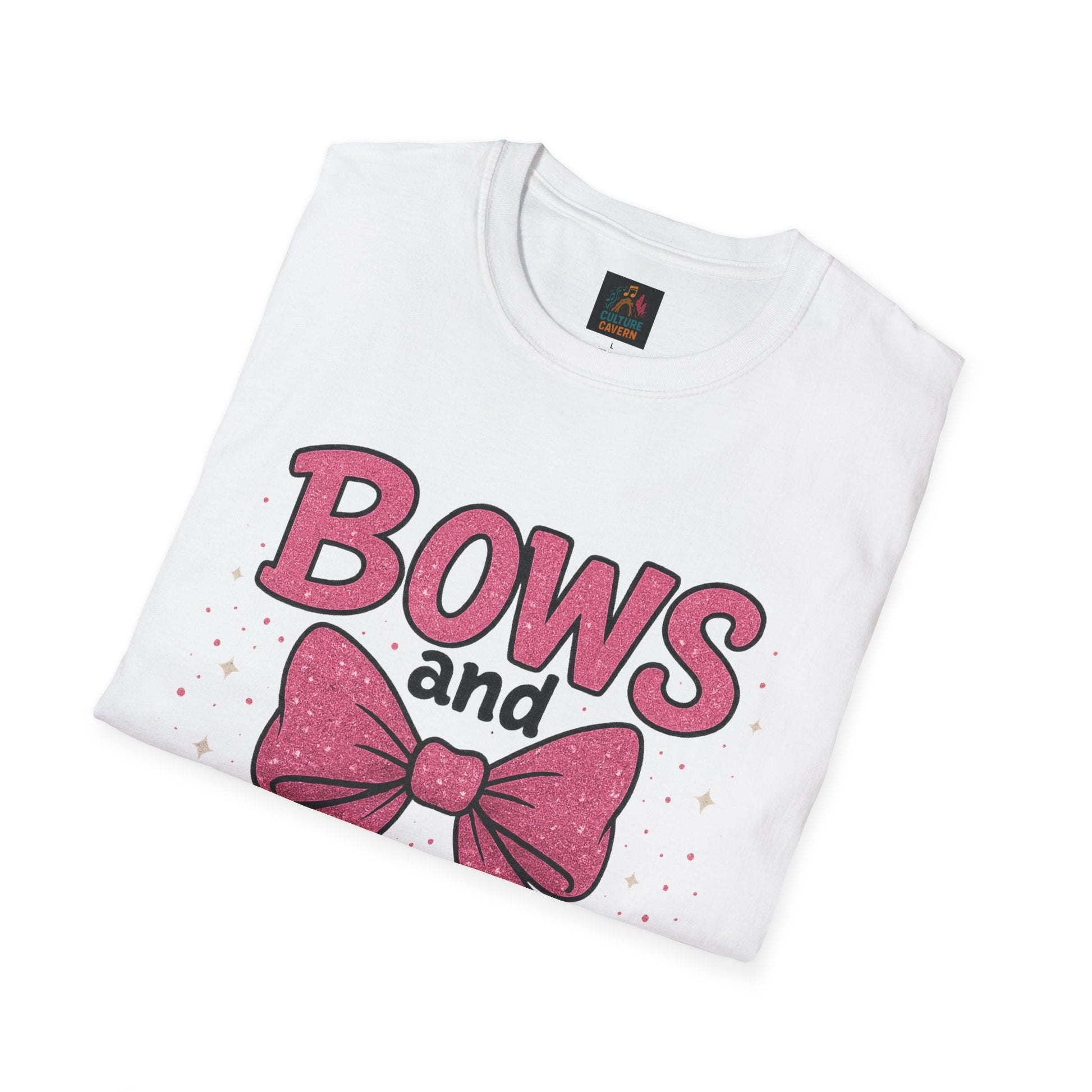 Bows and Glitter, Nothing Fitter T-Shirt - Cowgirltops.com