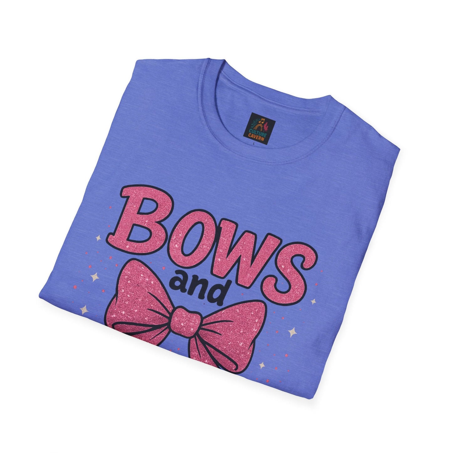 Bows and Glitter, Nothing Fitter T-Shirt - Cowgirltops.com
