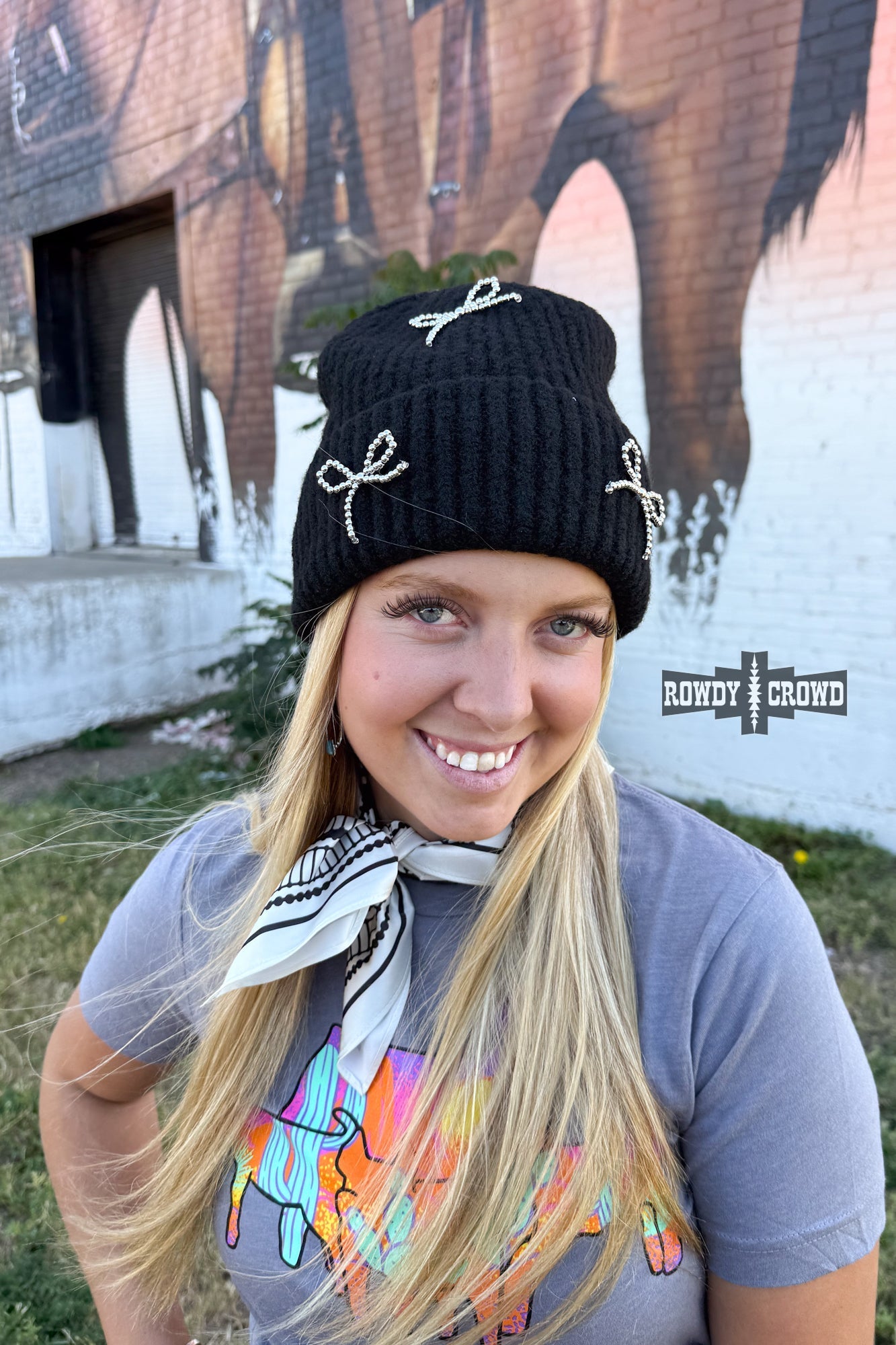 Bowtiful Beanie - Cowgirltops.com