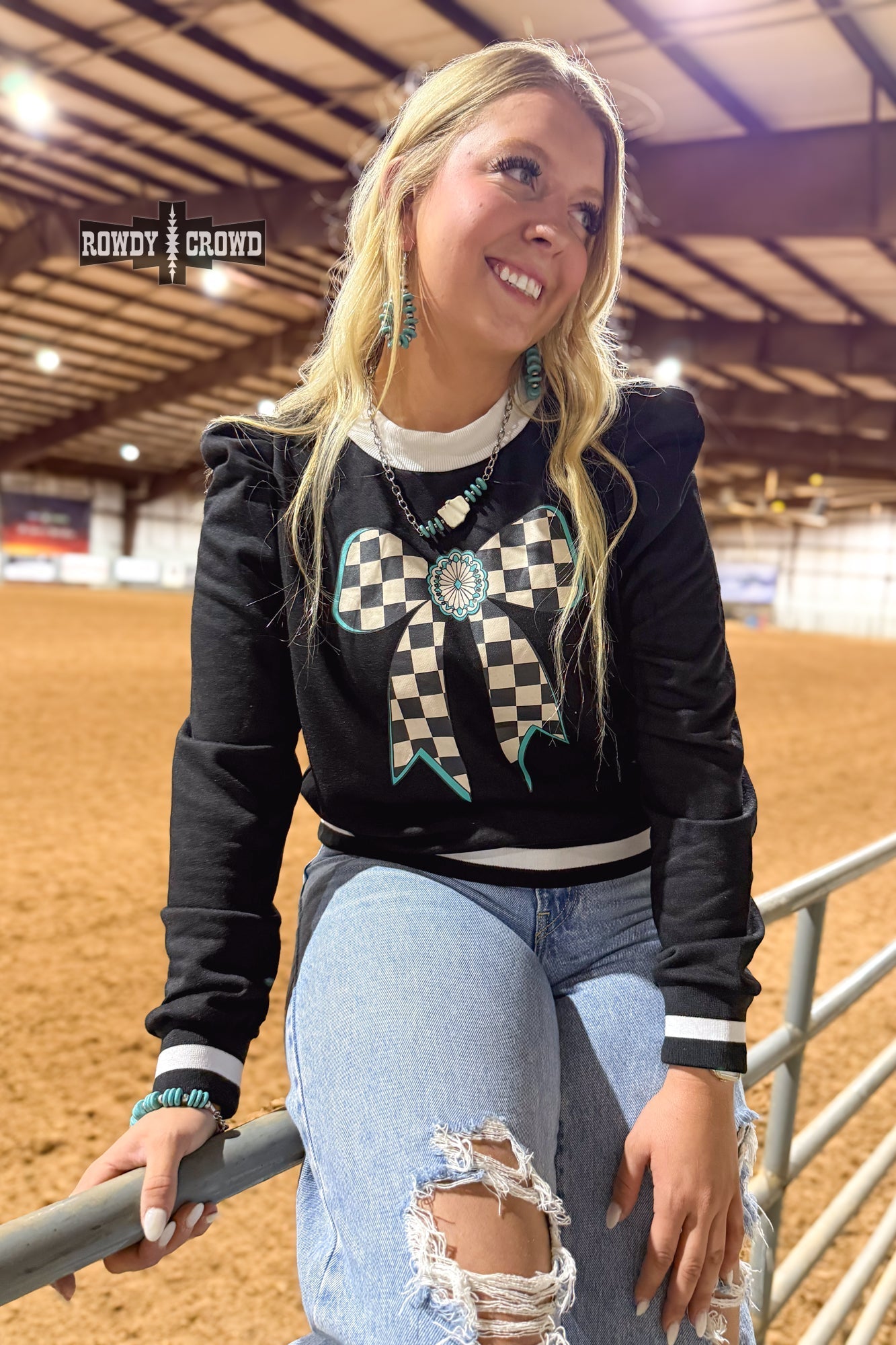 Buffalo Bow Top - Cowgirltops.com