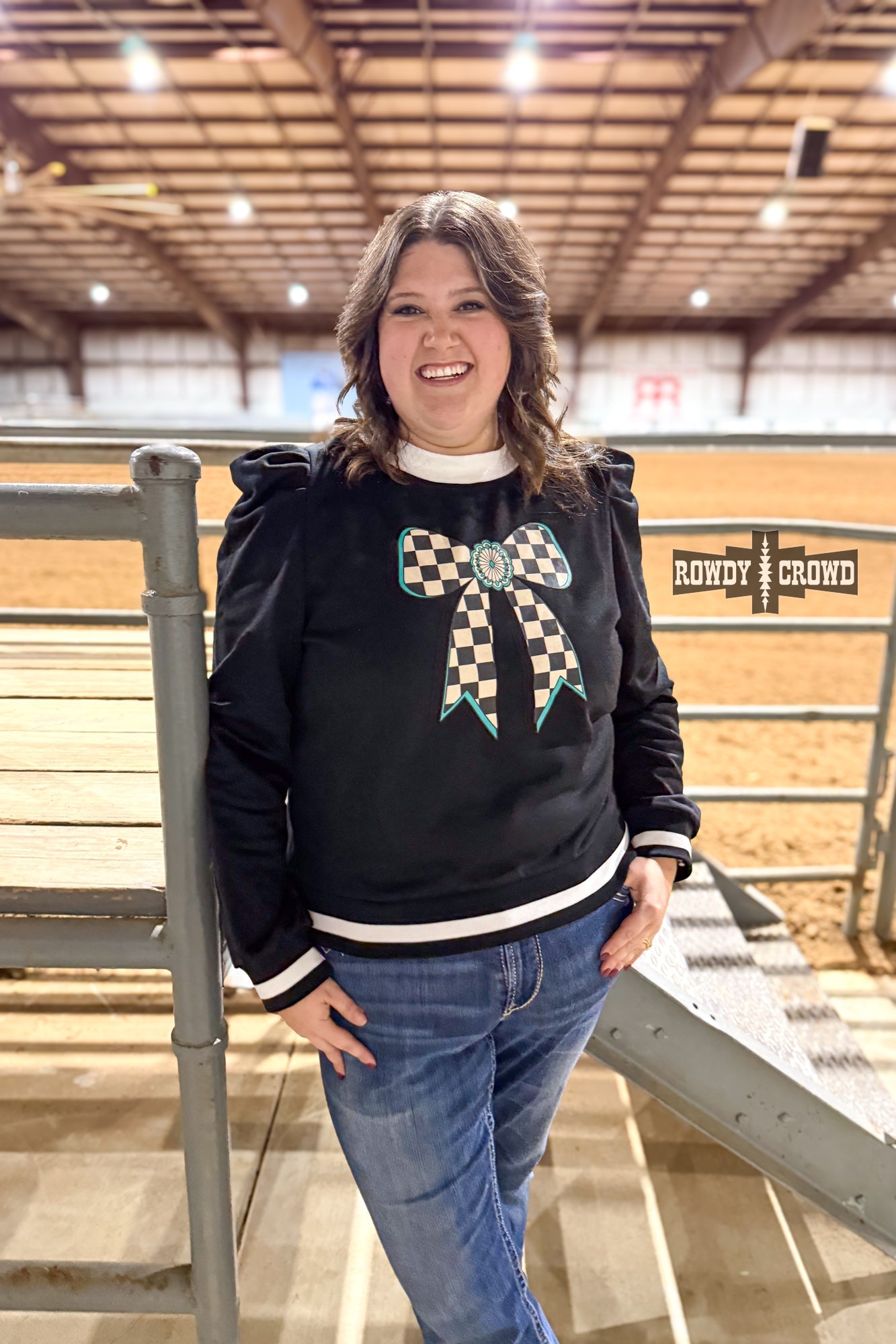 Buffalo Bow Top - Cowgirltops.com