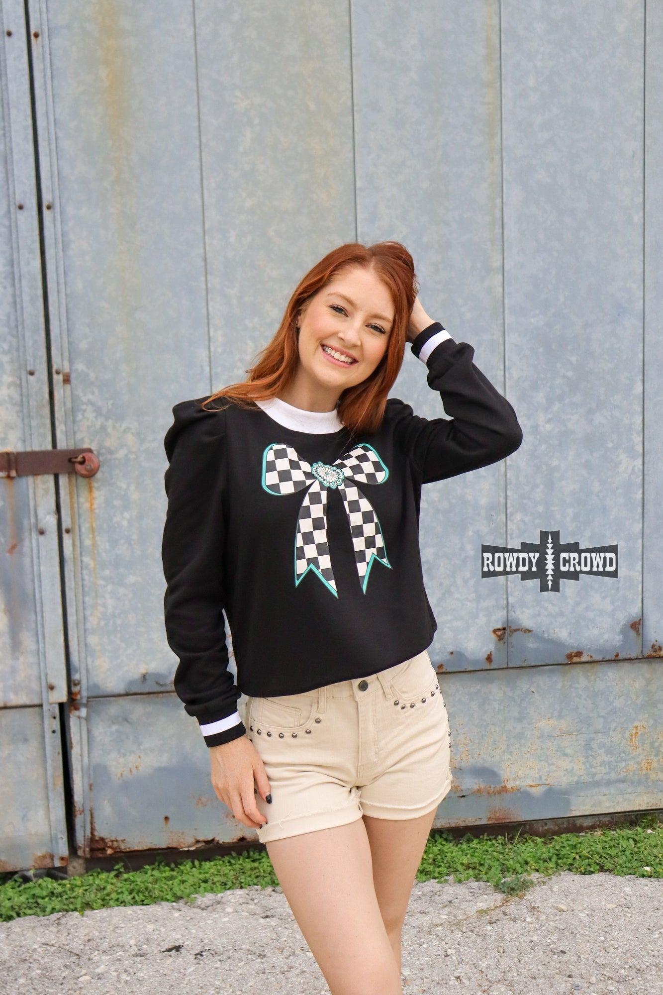 Buffalo Bow Top - Cowgirltops.com