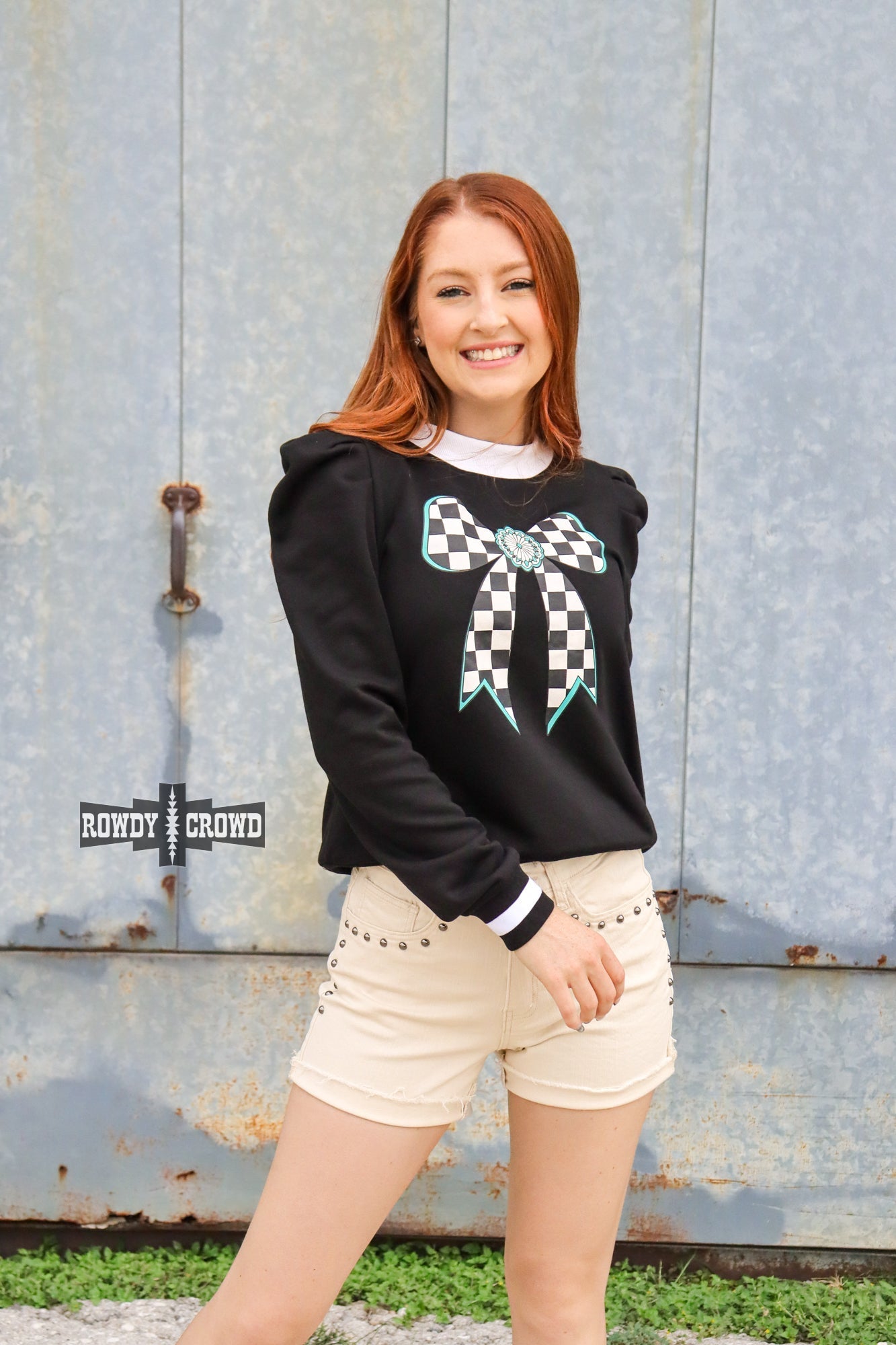 Buffalo Bow Top - Cowgirltops.com