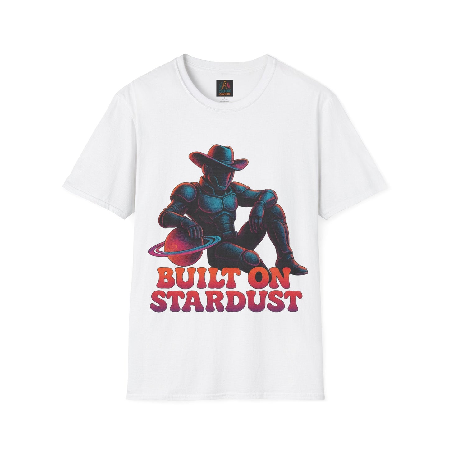 Built on Stardust Cosmic Cowboy T-shirt - Cowgirltops.com