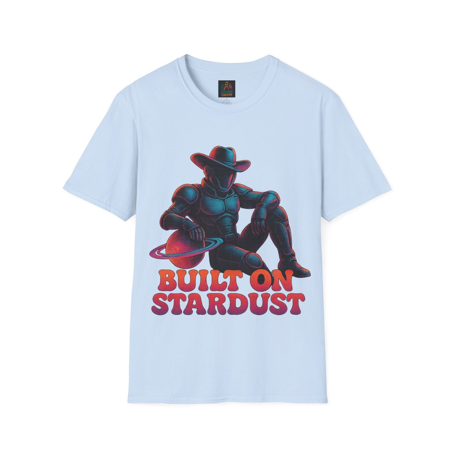 Built on Stardust Cosmic Cowboy T-shirt - Cowgirltops.com